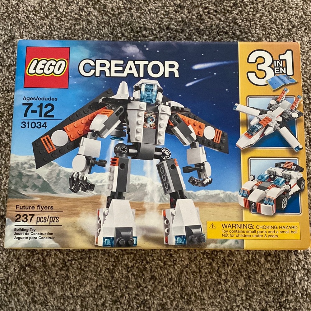 Lego 3 in 1 creator. Future Flyers. 31034